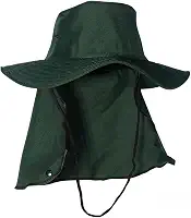 Chapéu de sol de aba larga com proteção para o pescoço Proteção solar essencial para pesca, acampamento e atividades ao ar livre