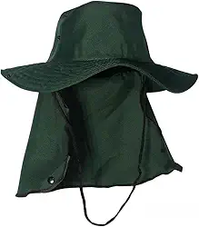 Chapéu de sol de aba larga com proteção para o pescoço Proteção solar essencial para pesca, acampamento e atividades ao ar livre