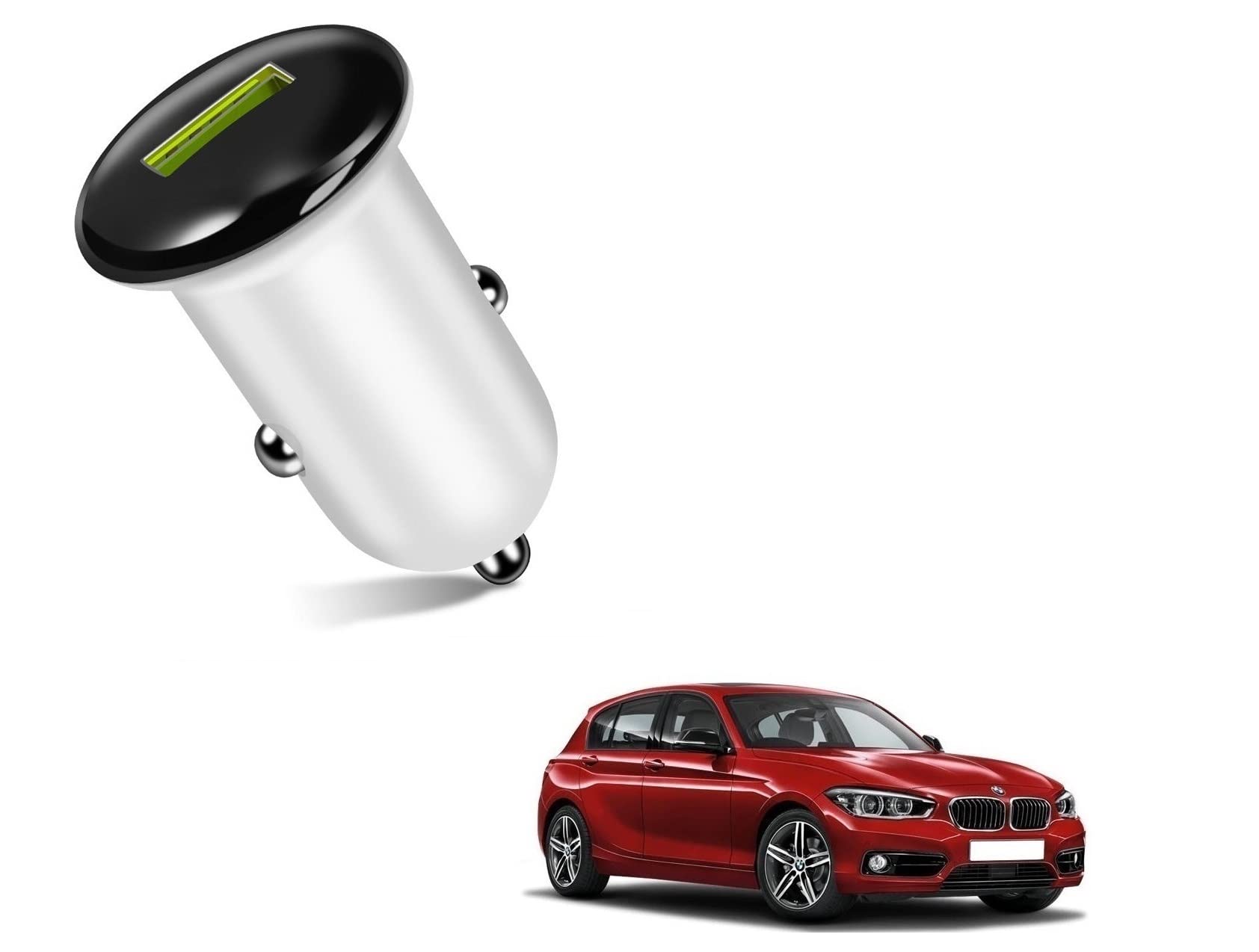 AUTO Addict CAR Charger Fast (Quick,1 Port) Single USB Charger for BMW 1 Series