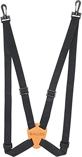 Allen Company - Arnés de correa ajustable para binoculares de 4 vías, color negro