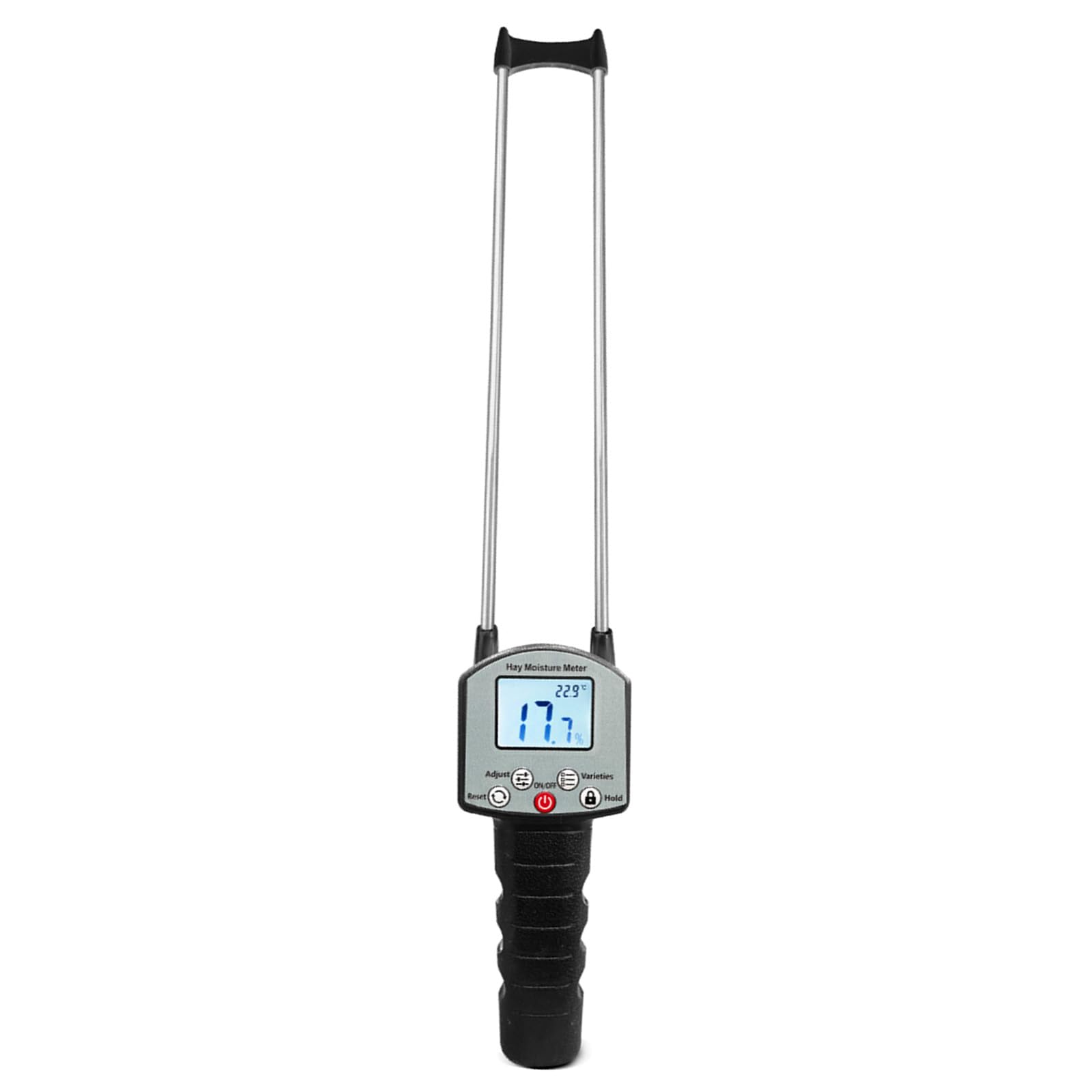 Probe Meter Digital Meter Portable Tester with Backlit for Forage Alfalfa Straw Agricultural Tool