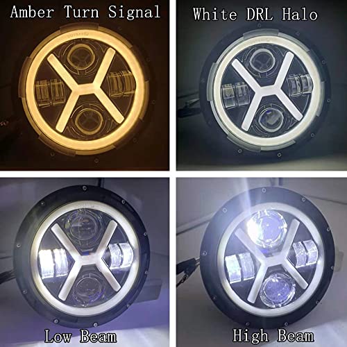 farol da motocicleta Faróis de 7