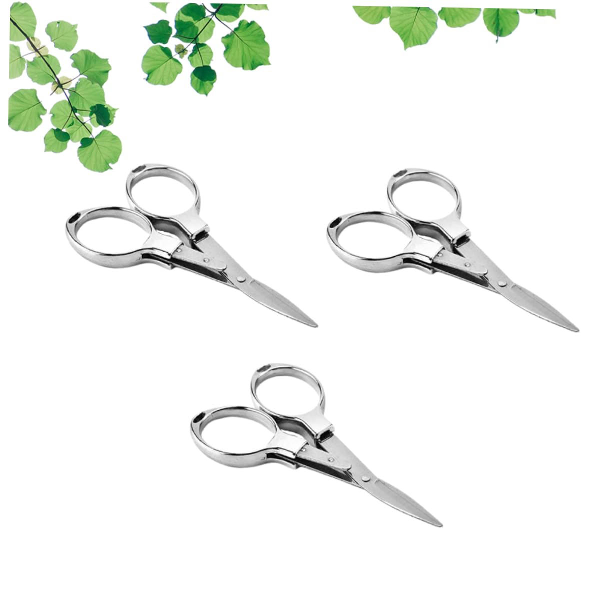 Uonlytech 3 Set Pieghevoli Acciaio Inossidabile Per Pesca Strumenti Pratici E Leggeri Per Attività Outdoor Per Escursionismo E Lavori 3 Pezzi*3