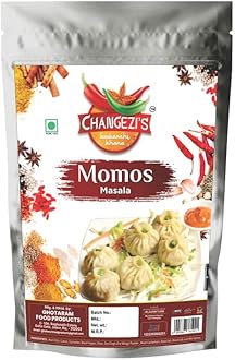 Changezi's MASALA Momo Masala/Authentic Momo Masala/Momos Masala | Perfect Mix of Rich Exotic Spices | Flavourful & Aromatic Momo/Momos Masala | Vegetable Momos Masala Powder-480Gx1Pk