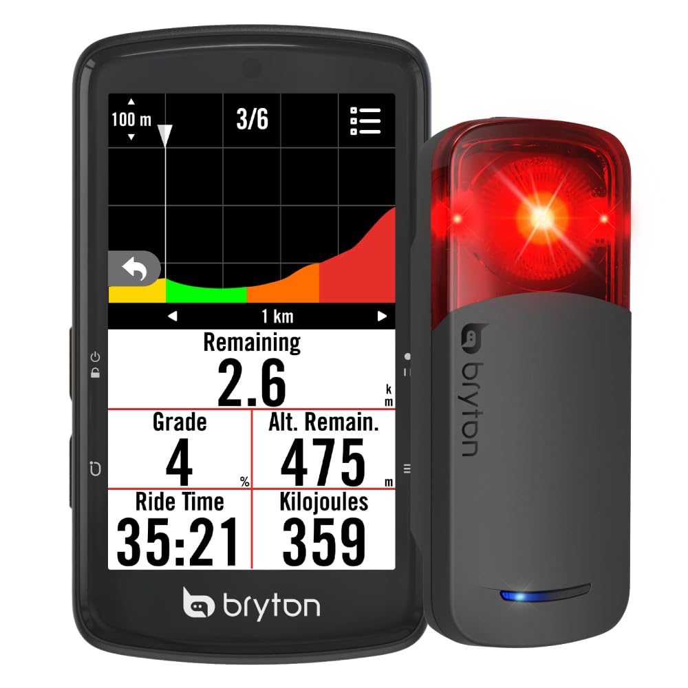 Amazon.com : Bryton Rider S810 Bike Computer and Gardia R300L Bike