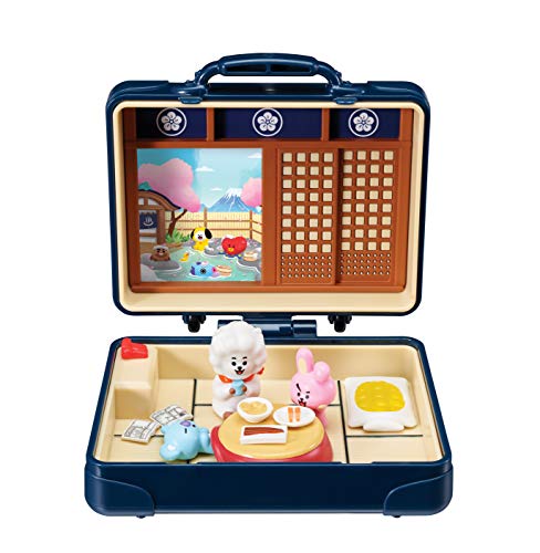 BT21 World Tour Toy, Youngtoys Official Merchandise Collectible Character Action Figure Goods by Line Friends Tata Chimmy Cooky Shooky RJ Koya Mang Van (Japan)