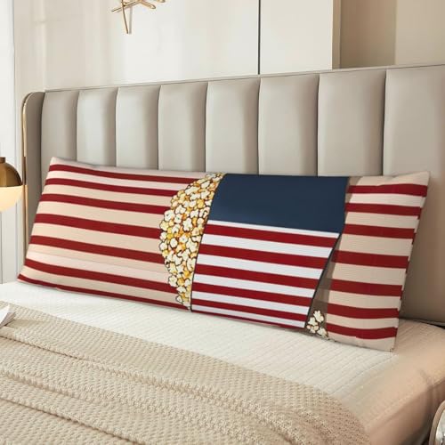 Housse de coussin de lit imprimée popcorn 50,8x137,2 cm - 7