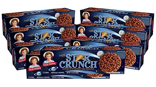Little Debbie Star Crunch Cookies With Caramel and Crisp Rice