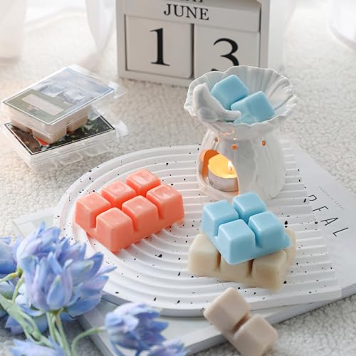 Summer Scented Wax Melts - Spring & Summer Wax Melts,Mix Scented Long Lasting Scented Wax Melts,Natural Soy Wax Cubes for Wax Warmer,Candle Melts Gift, 2.5 oz (6 Pack) - Image 5