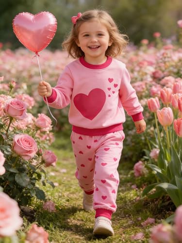 Image of RETSUGO Little Girls 2 Piece Clothing Sets Toddler Unicorn Sweatshirts and Leggings Cotton Fall Winter Casual Outfits 3-8T