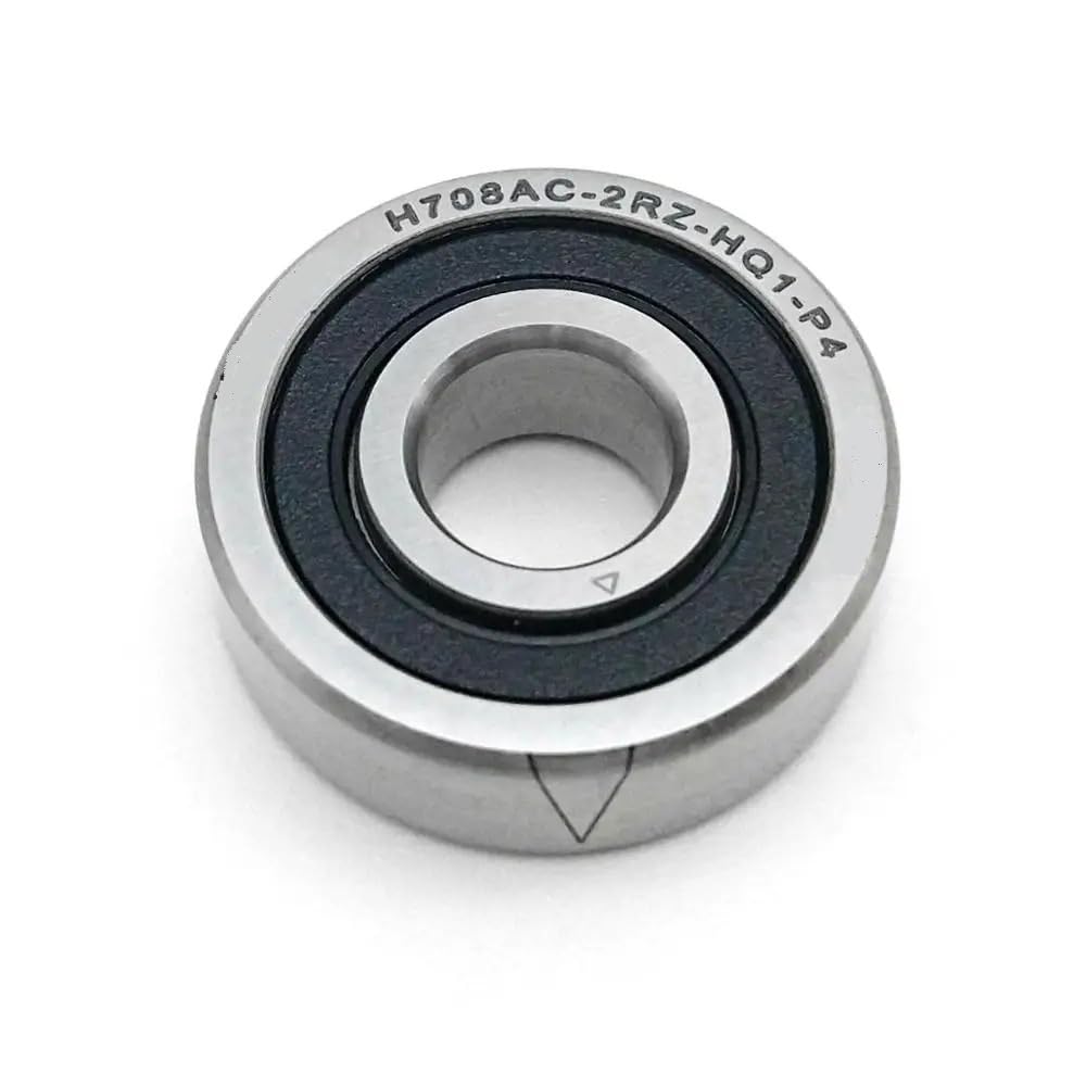 1pcs H708AC-2RZ-HQ1-P4 SI3N4 Ceramic Ball Angular Contact Bearings 8x22x7mm Spindle Bearings CNC ABEC-7 708AC Screw Accessories