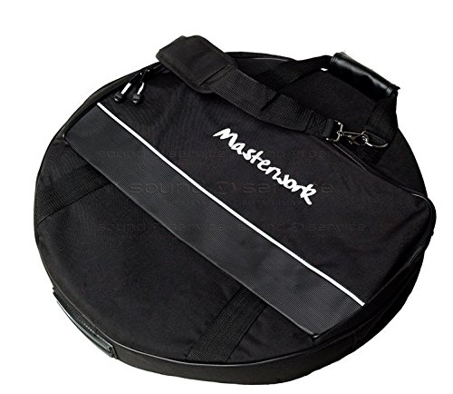 Masterwork Beckentasche 22" Deluxe Line, für 4-6 Becken, mit Tragegriff und Tragegurt, schwarz
