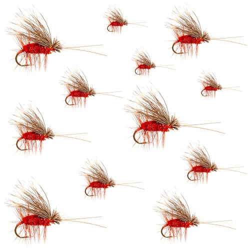 Mouches sèches truite : assortiment de 12 imitations d'insectes flottants pour rivière et lac