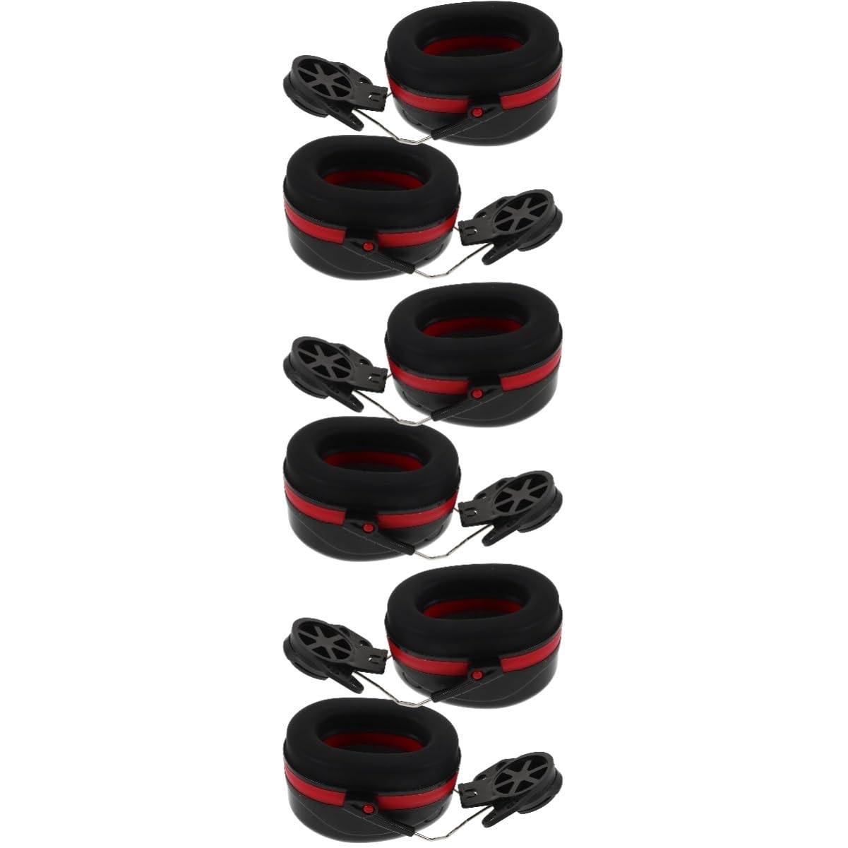 UKCOCO 3pares Auriculares De Protección Ajustables Adultos Orejeras De Seguridad Cancelación De Earmuffs Para Industrial y Jardinería