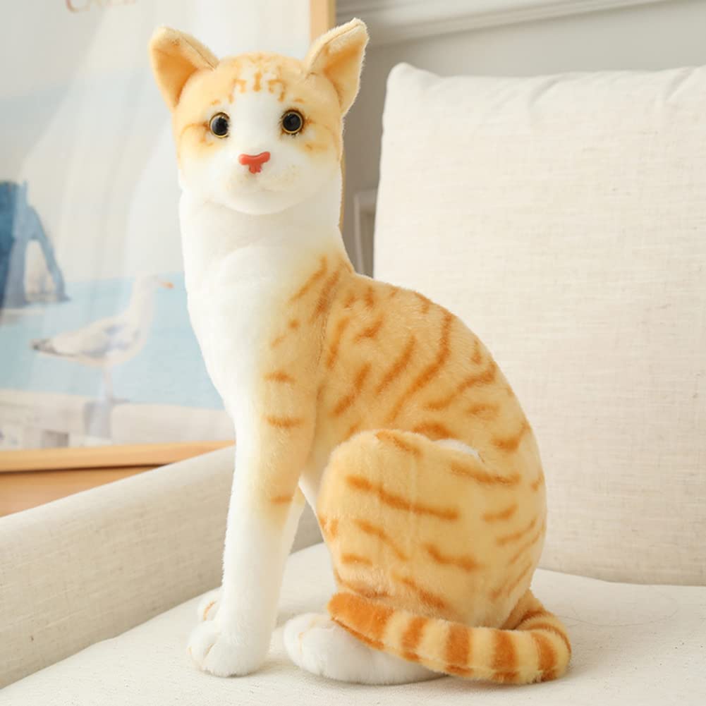 Gato Robot Interactivo De Peluche Suave, Con Sensor De Movimiento Y Sonidos Realistas, Batería USB De Larga Duración, Regalo Para Niños Y Niñas En San Valentín