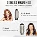 DAILYLIFE Rotating Hair Dryer Brush for Women, Spinning Blowout Brush, with 2 Brushes (1.5