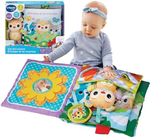 VTech -Baby Big Sensory Book The Forest of Surprises, Large Fabri...