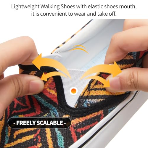 Image of Women's Canvas Slip On Sneakers Non Slip Loafers