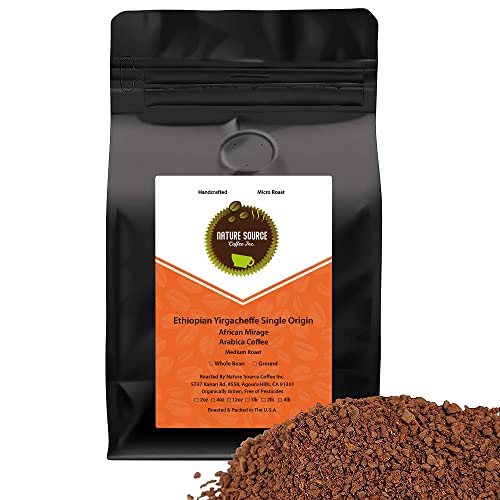 Yirgacheffe Ethiopia Single Origin Whole Bean Coffee 1lb miniatura 1
