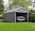 Outdoor Carport 10x20ft Heavy Duty Canopy Storage Shed,Portable Garage Party Tent,Portable Garage with Removable Sidewalls & Doors All-Season Tarp for Car,Truck,Party Grey