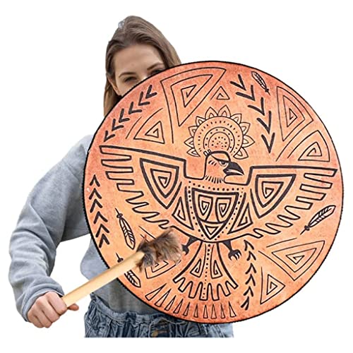 LIOONS Shaman Drum instrumento de percusión 25x25x5 cm