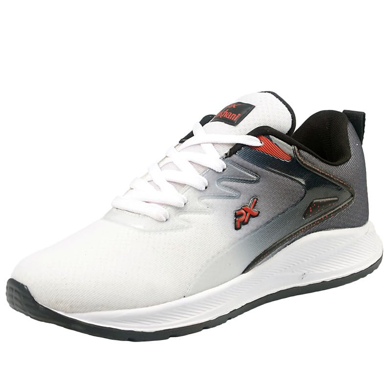 Image of Lakhani Aayushman Men's Sports Shoes with Supreme Comfort Cushioned Insole | Running Walking, Gym Training Jogging Athletics| Comfortable & Stylish| Casual & Lightweight | Lace-Up Shoes Gent's Boy's