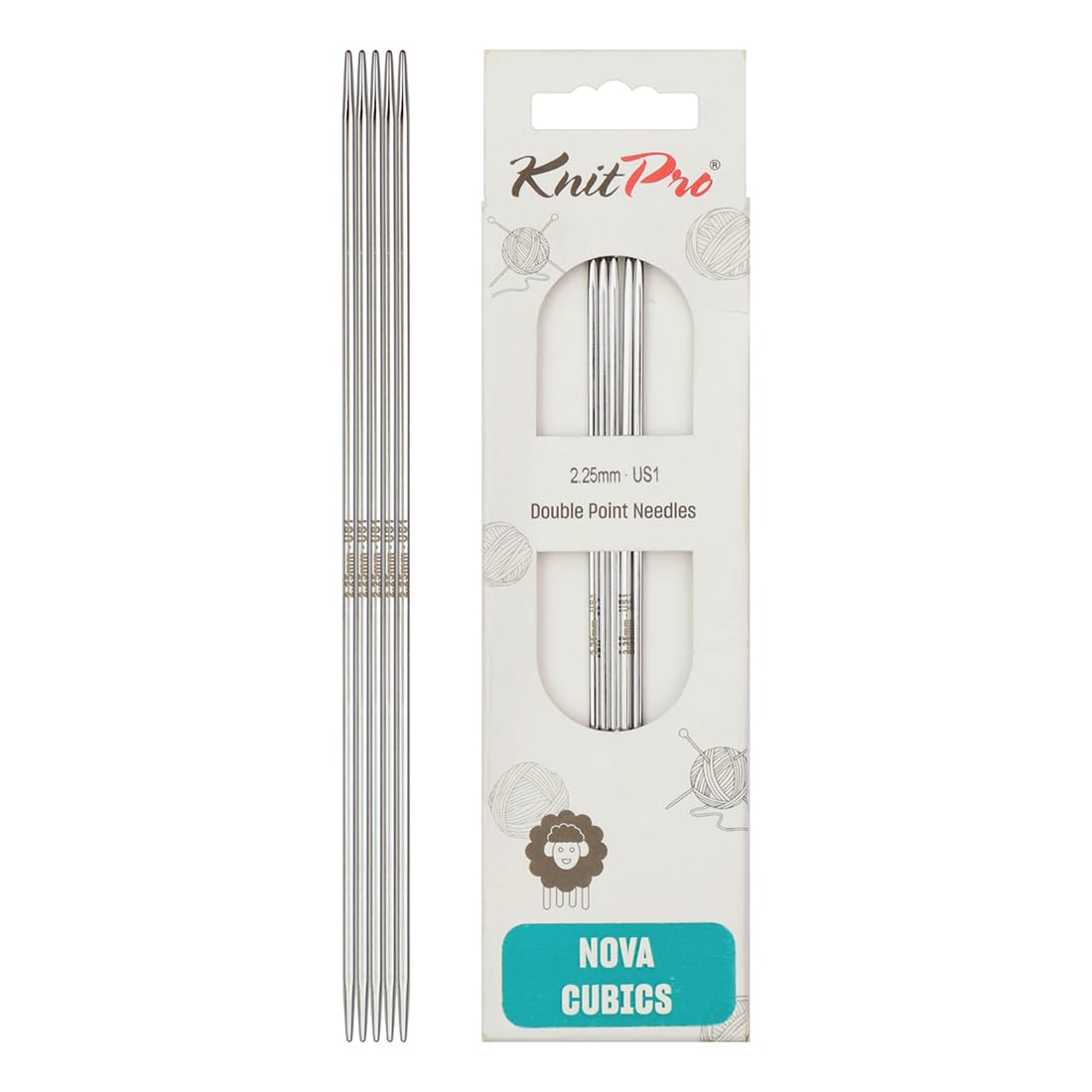 Knitpro - Knitpro Karbonz (40 cm, 3,50 mm) cirkelvormige Breinaalden - 1 Stuk