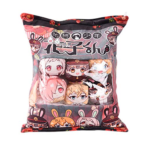 Haocoyee Toilet Bound Hanako Kun Anime Plush Snack Pillow Dolls Bed Couch Stuffed Toys (A)