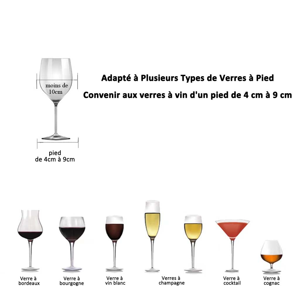 FOMANSH Support de Verre à Vin - Porte-Verres à Pied Suspendu sous Armoire en Métal avec Vis, Support de Rangement pour Verre en Fer Inoxydable avec 4 Rangées pour Cuisine, Bar, Restaurant Noir