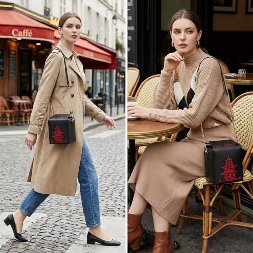 Image of Abbylike Novelty Crossbody Shoulder Bag - Cute Design Small Purse for Women, Adjustable Strap, Holiday Gift