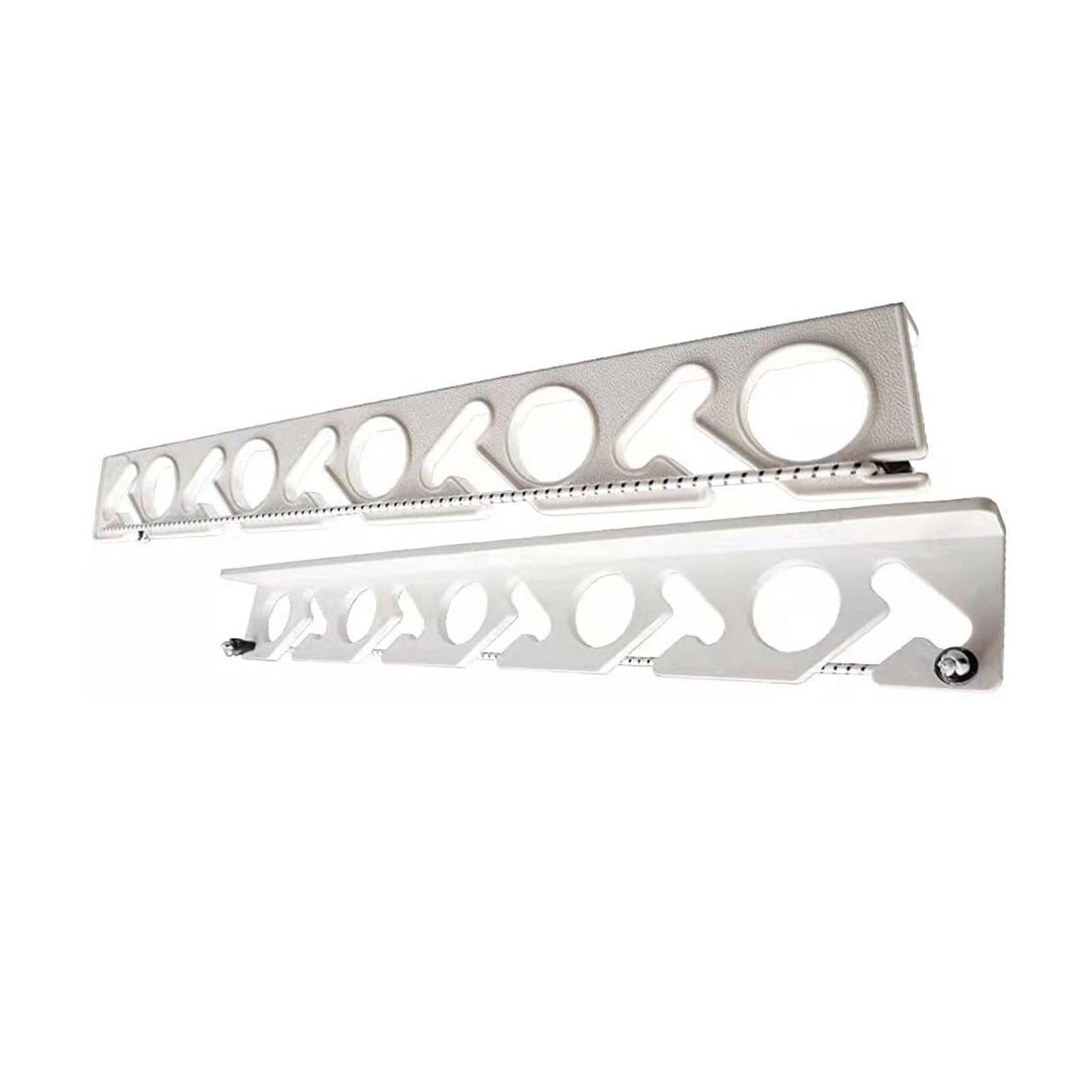 YWLUUOO Horizontals 10-Rod Fishings Holder Wall Mounted Poles Rack for Garage, Wall, Ceiling Stand Easily Install Horizontals Rack Space Saving Stand