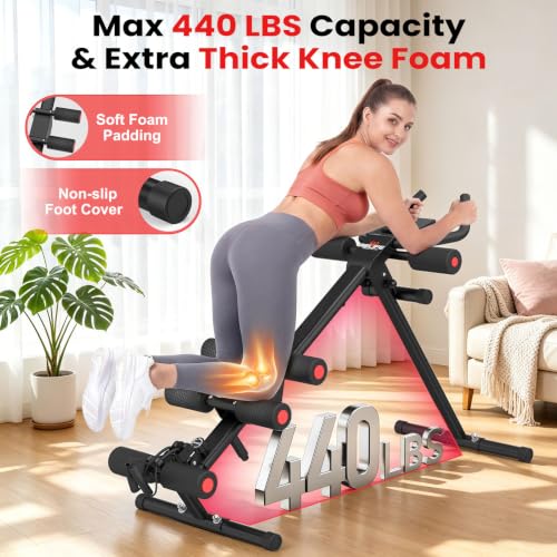 Image of RELIFE REBUILD YOUR LIFE AB Workout Machine Adjustable Ab Trainer Machine