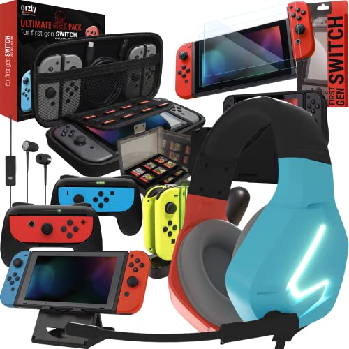 Orzly Black Geek Pack & RXH-20 Tanami Gaming Headset Bundle