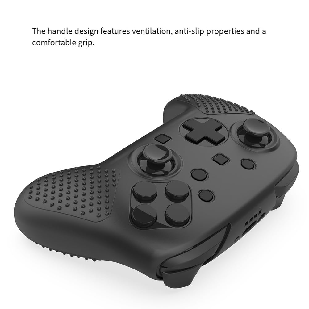 Copertura per controller in silicone Switch2 per Pro, impugnatura antiscivolo con ventilazione, pulsanti e porte precisi, confezione da 3 in nero/blu/rosso