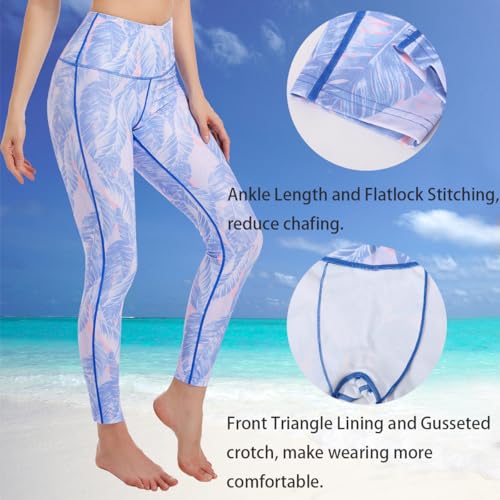 Image of Ubestyle Women's Swim Pants UPF 50+ High Waist Rash Guard Leggings