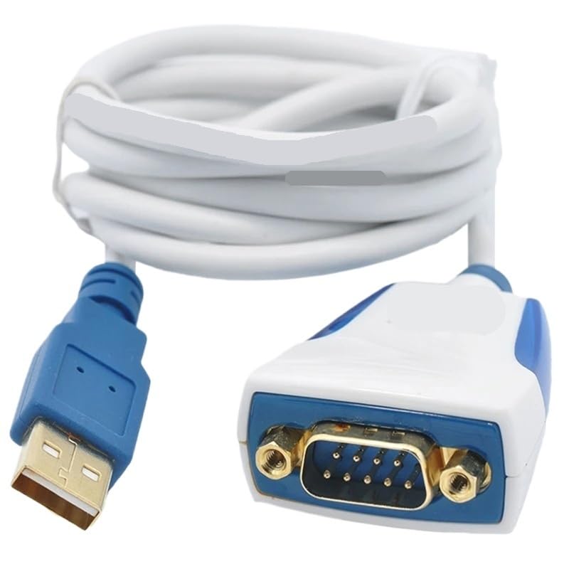 Convertidor de cable USB a RS232 2.0 USB a adaptador DB9 serie RS232 (como se muestra en la imagen, 1 m)