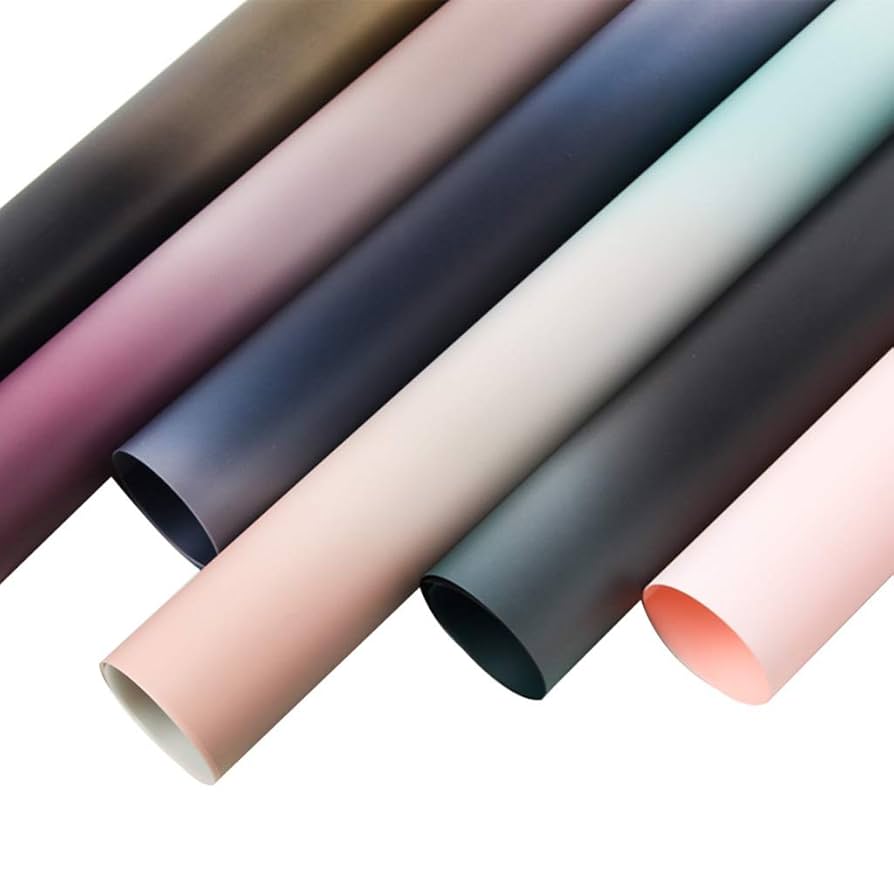 Amazon.co.jp: XZGang グラデーションラッピングペーパー防水