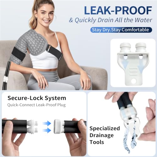 Image of Ice Machine for Shoulder After Surgery, Programmable & Live Temp