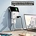 DEWENWILS Multi-Plug outlet wall adapter with 2 USB Charging Ports and Phone Holder, Surge Protector 3 Outlet Wall Adapter for Home/Travel/GFCI Use, UL Listed, White