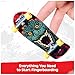 TECH DECK, Godzilla Sk8shop Fingerboard Bonus Pack, Collectible and Customizable Mini Skateboards, Kids Toys for Ages 6 and up