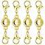 4pcs gold