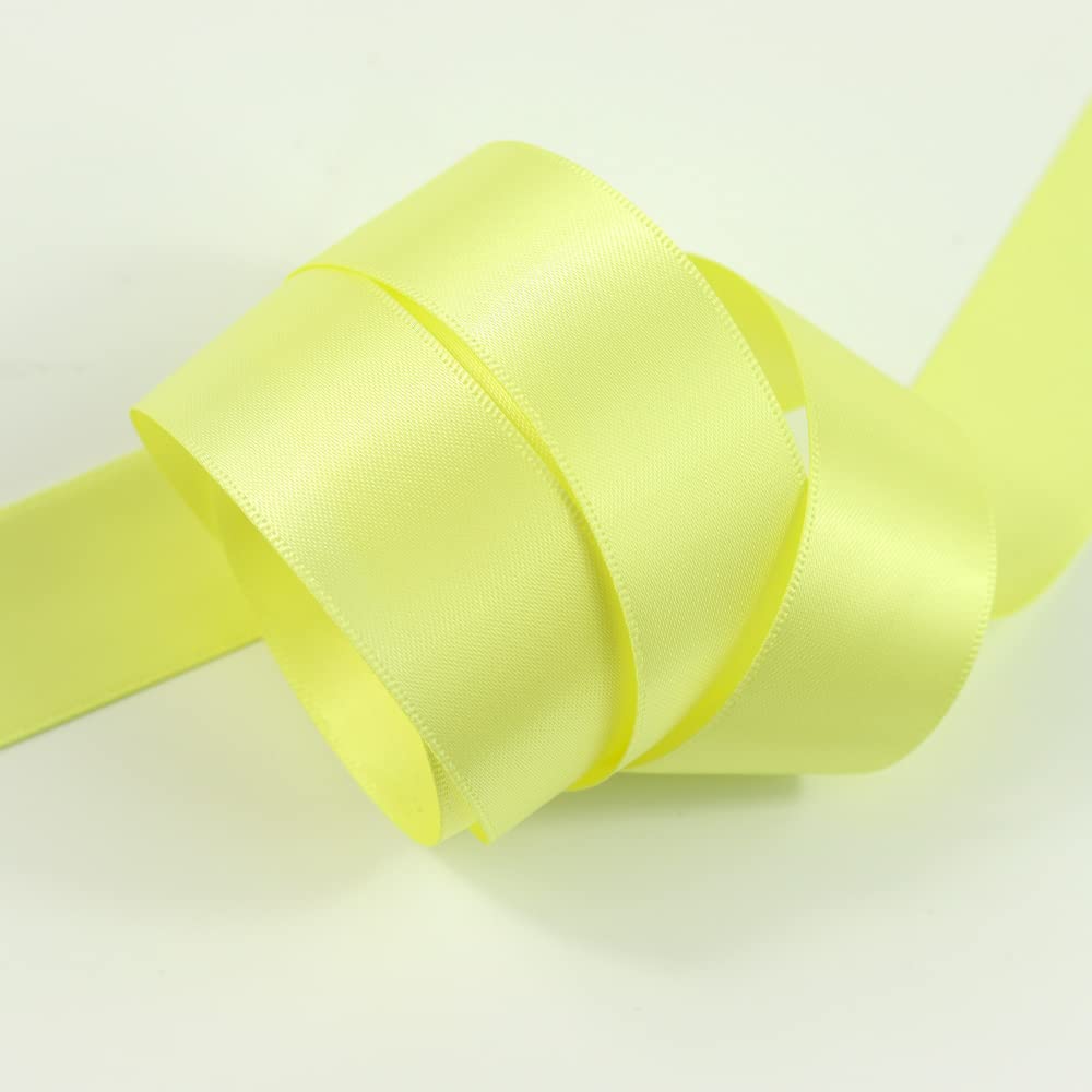 Double Sided Satin Ribbon, 27 Solid Colours, 10 Metre Reel, Fabric Ribbon for Gift Wrapping Cake, Wedding Party Decoration
