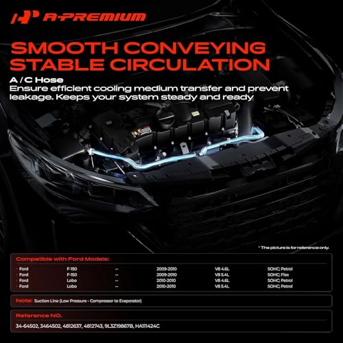 A-Premium A/C Suction Hose Assembly Compatible with Ford by A-Premium - Used condition - Image 2