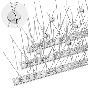 Ley's L33-S20 Edelstahl Vogelabwehr-Spikes 100 cm