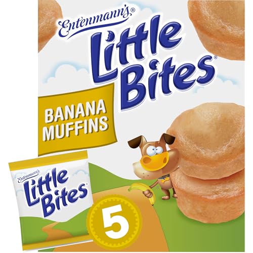 Little Bites Banana Muffins, 5 individual packs, (1.5 oz each), Made with Real Banana Mini Muffins, 7.5 oz Multipack