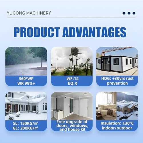 Tiny Houses to Live in for Adults | Portable Luxury Prefab Tiny Home | Expandable Container House with Bedroom, Chef‑Ready Kitchen & Bathroom | Mobile Modular Villa Sets Up in Hours - Image 8