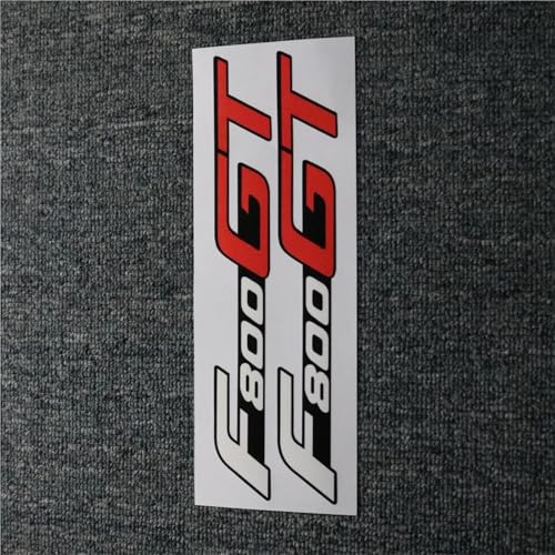 Autocollants réfléchissants F800GT moto - 2 feuilles de stickers pour carénage