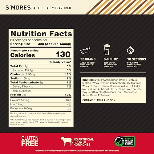 Optimum Nutrition 1146411 100% Gold Standard Whey Protein Powder thumb #1