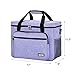 HOMEST Universal Sewing Machine Case with Multiple Pockets for Sewing Notions, Tote Bag Compatible with Singer Quantum Stylist 9960, Singer Heavy Duty 4423, Purple