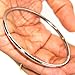 M'VIR Sikh/Punjabi Kada Stainless Steel Bracelet for Women and Kids, 0.3 cm Thk (5.6)